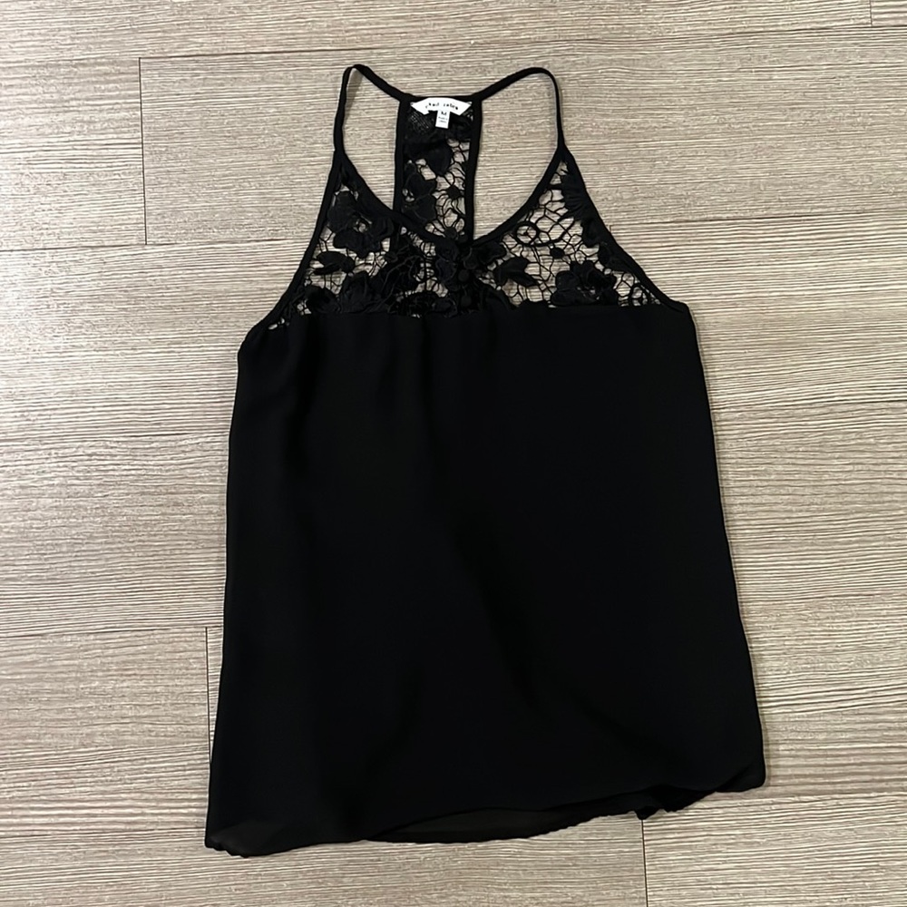 Naked Zebra Black Top